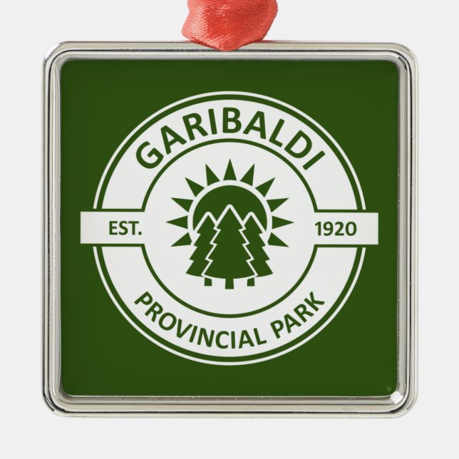 Garibaldi Provincial Park Ornament Aus Metall (Vorne)