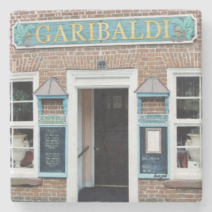 Garibaldi's Charleston, SC Marble Stone Untersetze Steinuntersetzer