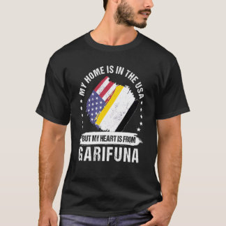 Garifuna American Patriot Grown Proud My Heart ist T-Shirt