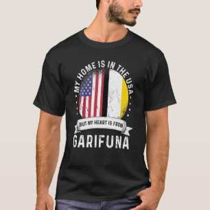 Garifuna American Patriot Grown Proud Zuhause USA  T-Shirt
