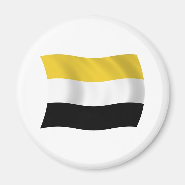 Garifuna Flag Magnet (Vorne)