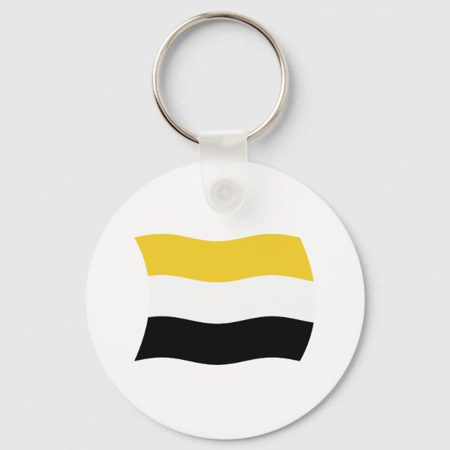 Garifuna Flag Schlüsselanhänger (Vorderseite)
