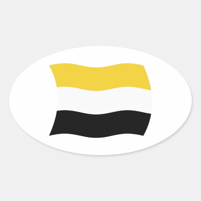Garifuna Flag Sticker (Vorderseite)