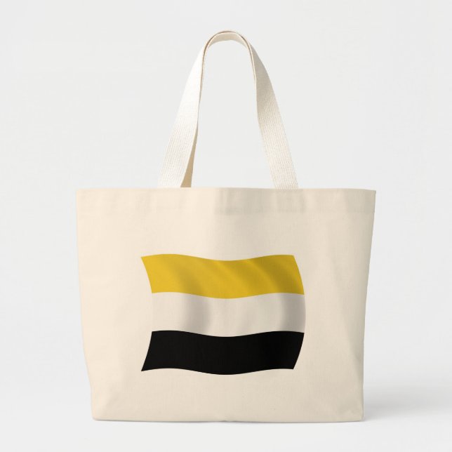 Garifuna Flag Tote Bag Jumbo Stoffbeutel (Vorne)