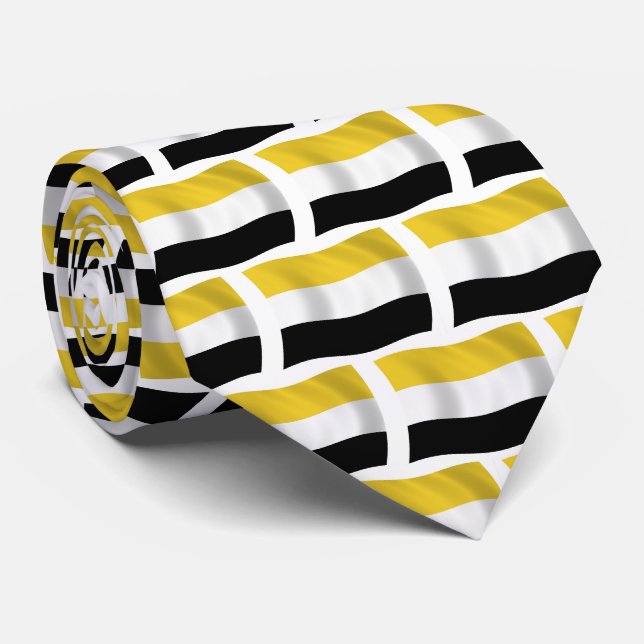 Garifuna-Flagge Krawatte (Gerollt)
