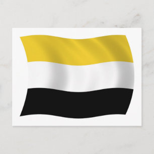 Garifuna-Flagge Postkarte