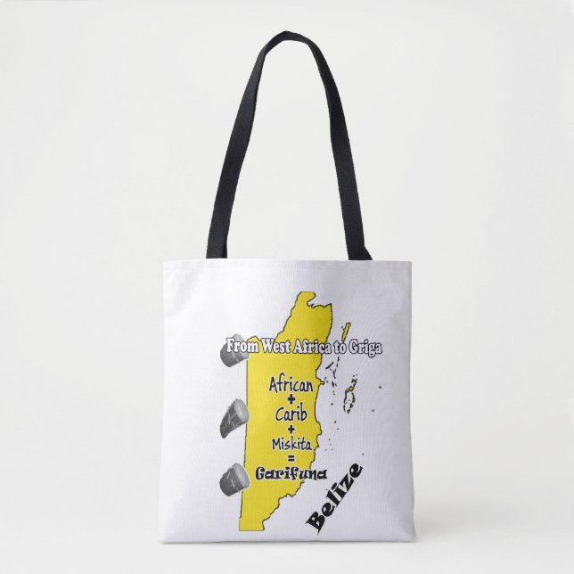 Garifuna kulturelle Tasche (Vorderseite)