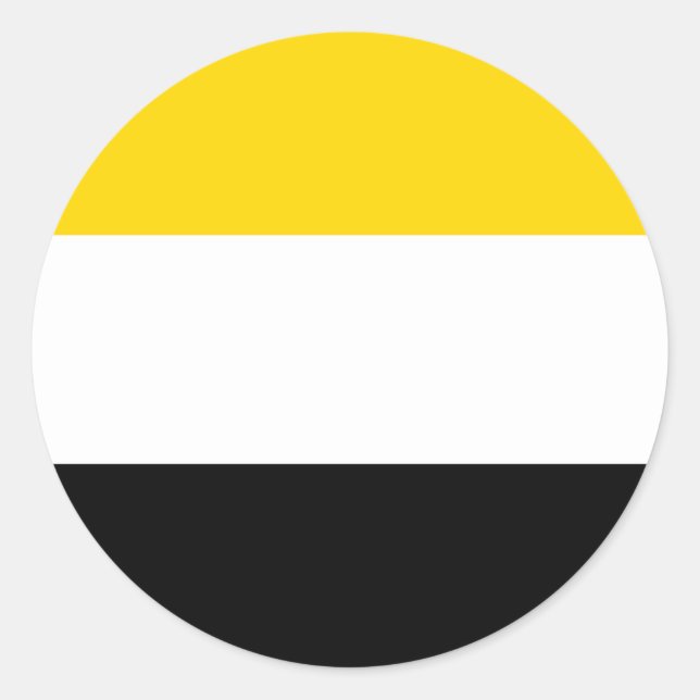 Garifuna Volk ethnische Flagge Arawakan Runder Aufkleber (Vorderseite)