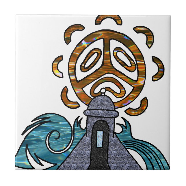 Garita Del Diablo y Solenoid Taino Fliese (Vorderseite)