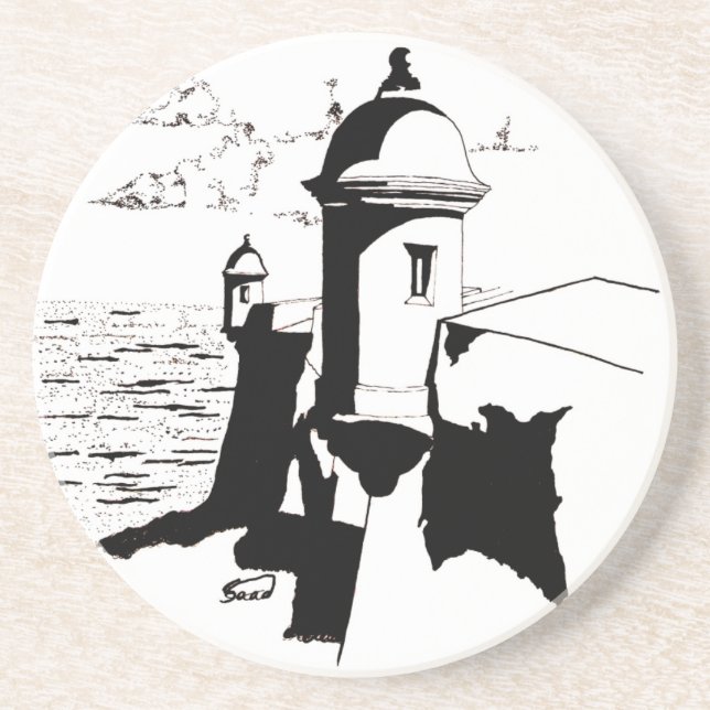 Garita en El Morro Getränkeuntersetzer (Vorne)