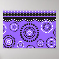 Garland ARTdeco Schwarz-weiß + Ihre Hintergrundfar