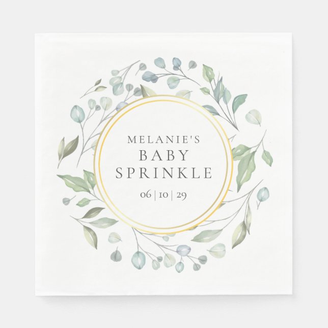 Garland Baby Sprinkle / Dusche Serviette (Vorderseite)
