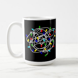 Garland Christmas Lights Kaffeetasse