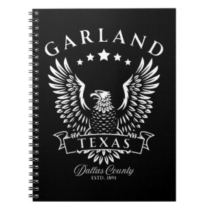 Garland Dallas County Texas Vintage Adler Notizblock