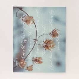 Garland für getrockneten Hopfen im Schneegebiet Puzzle