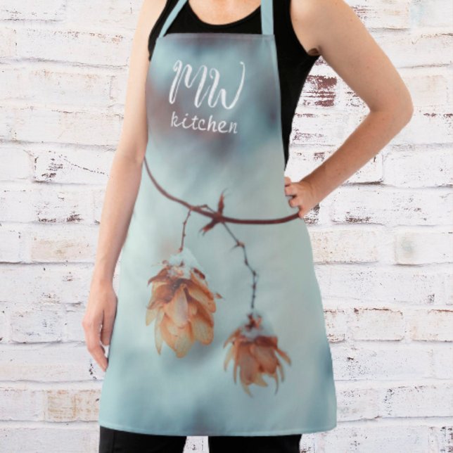 Garland für getrockneten Hopfen im Schneegebiet Schürze (Von Creator hochgeladen)