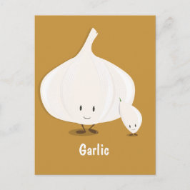 Garlic and Clove characters Wird Postcard Postkarte