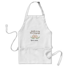 Garlic Is My Love Language – Personalized Garlic Schürze