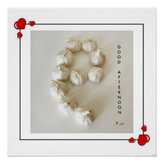 GARLIC MIT LIEBE POSTER