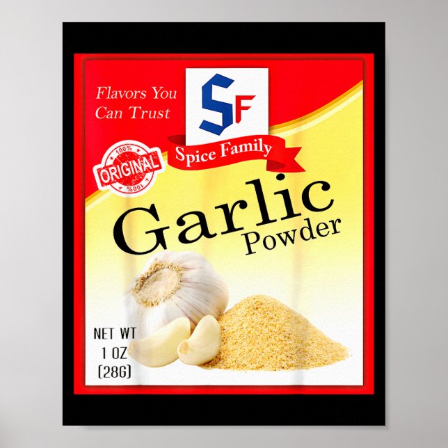 Garlic Wder Sce Group Costume Family Matching Hall Poster (Vorne)
