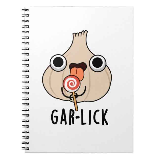 Garlick Funny Garlic Herb Pub Notizblock (Vorderseite)