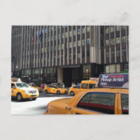 Garment District Taxi Yellow Cab New York City NYC