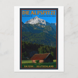 Garmisch - Die Alpspitze Postkarte