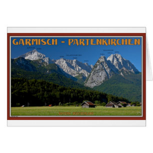 Garmisch - Die Zugspitze und die Alpspitze