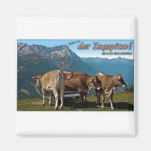 Garmisch - Hallo von der Zugspitze! Magnet