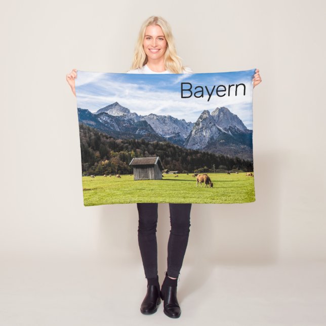 Garmisch Partenkirchen Alpen Bayern Deutschland Fleecedecke (Beispiel)