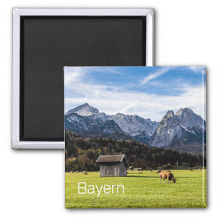 Garmisch Partenkirchen Alpen Bayern Deutschland Magnet