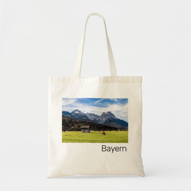 Garmisch Partenkirchen Alpen Bayern Deutschland Tragetasche (Vorne)