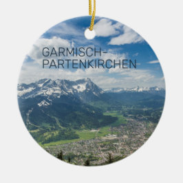 Garmisch-Partenkirchen Bavaria Alps Panorama Gesch Keramik Ornament