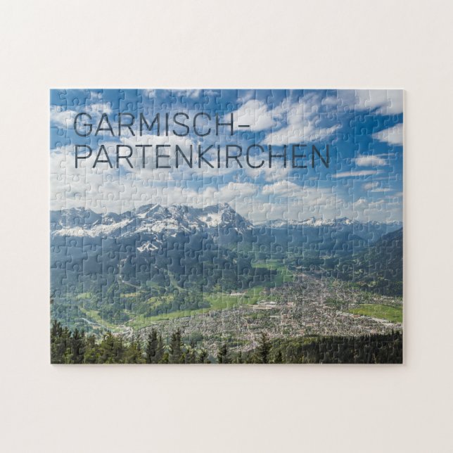 Garmisch-Partenkirchen Bavaria Alps Panorama Gesch Puzzle (Horizontal)