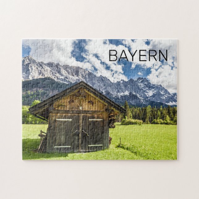 Garmisch Partenkirchen Bavaria Alps Panorama Puzzle (Horizontal)