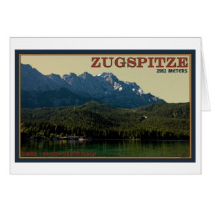 Garmisch - Zugspitze oberhalb des Eibsees