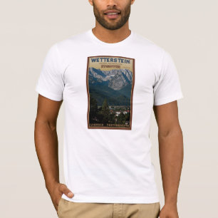 Garmisch - Zugspitze über Stadt T-Shirt