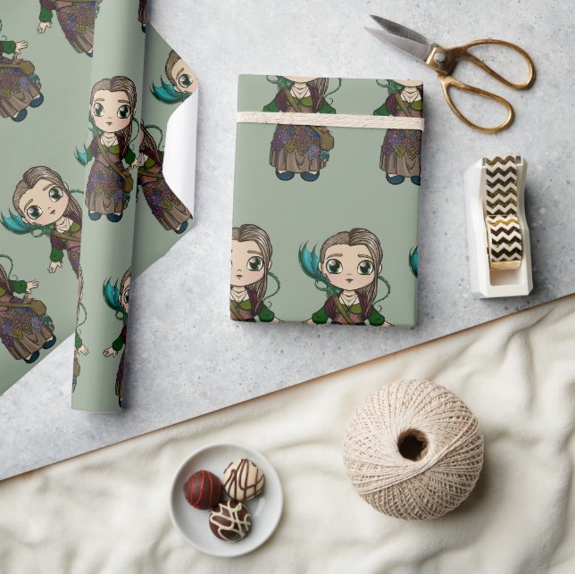 Garn Geschenkpapier (Kunsthandwerk)