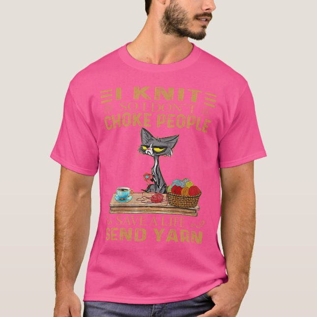 Garn senden T-Shirt (Vorderseite)