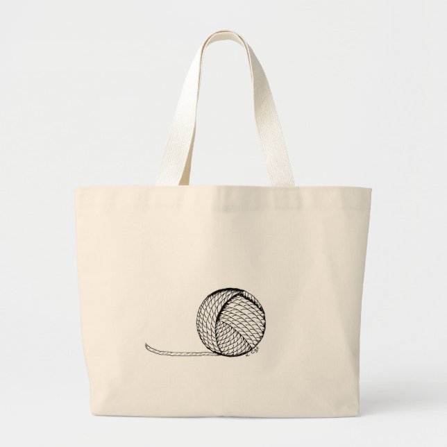 Garn-Tasche Jumbo Stoffbeutel (Vorne)