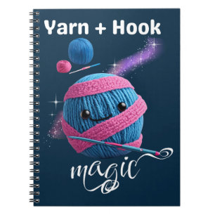 Garne + Haken = Magie Notizblock
