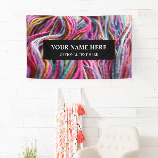 Garne Knitrieren Handspun Textur Pink Fotografie I Banner (Insitu)