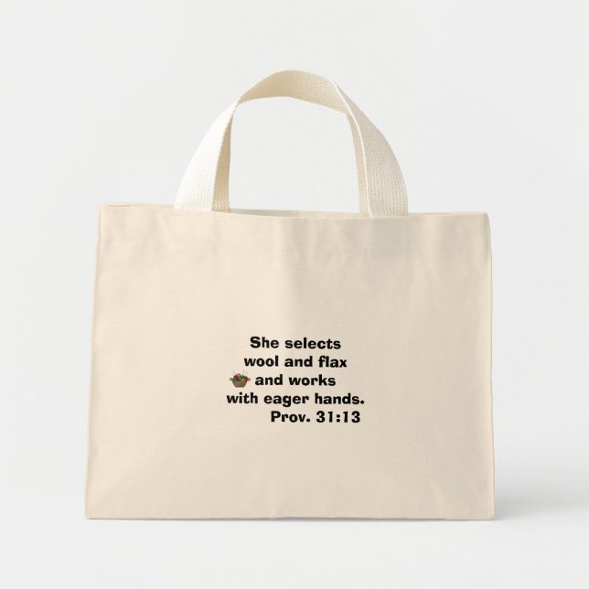 Garne Totbeutel Mini Stoffbeutel (Vorne)