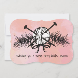 Garne Weihnachten handgefertigt mit Stricknadeln a