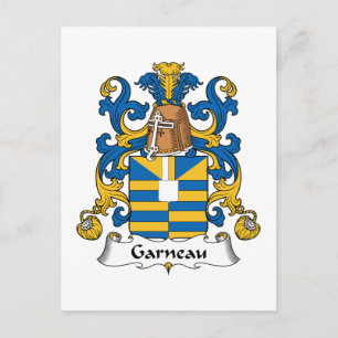 Garneau Familienwappen Postkarte