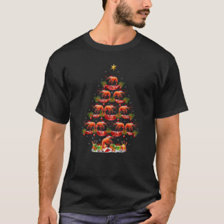 Garnele Fisch  Weihnachten Feiertag Santa Garnele  T-Shirt