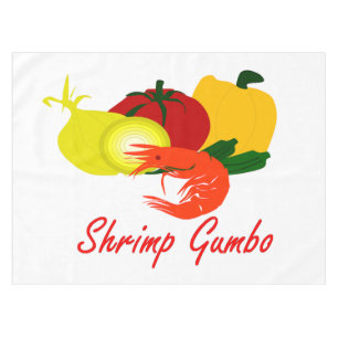 Garnele-Gumbo Tischdecke