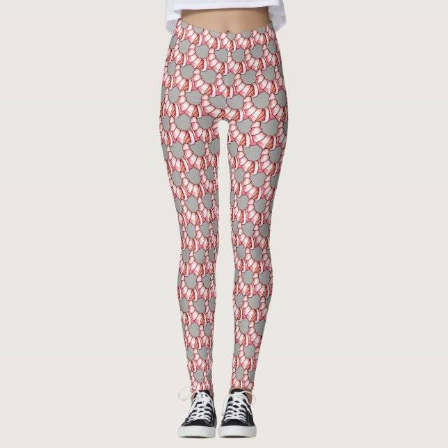 Garnele-Schwanz Leggings (Vorderseite)