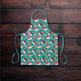 Garnele und Sushi blau Schürze