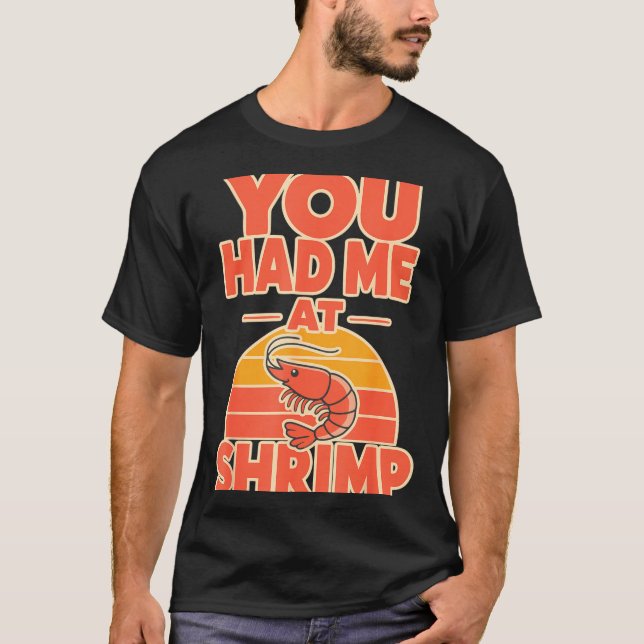 Garnelen-Fan Cajun-Meeresfrüchte  T-Shirt (Vorderseite)